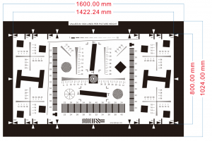 ISO12233 chart尺寸